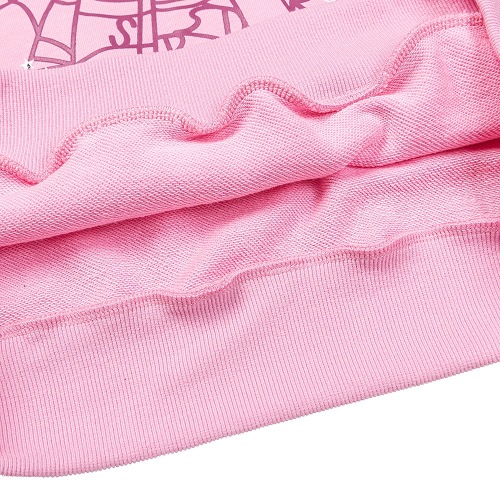 Sp5der pink hoodie.