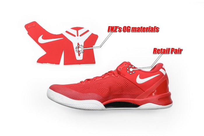 Nike Kobe 8 Protro University Red （2024）（A1）