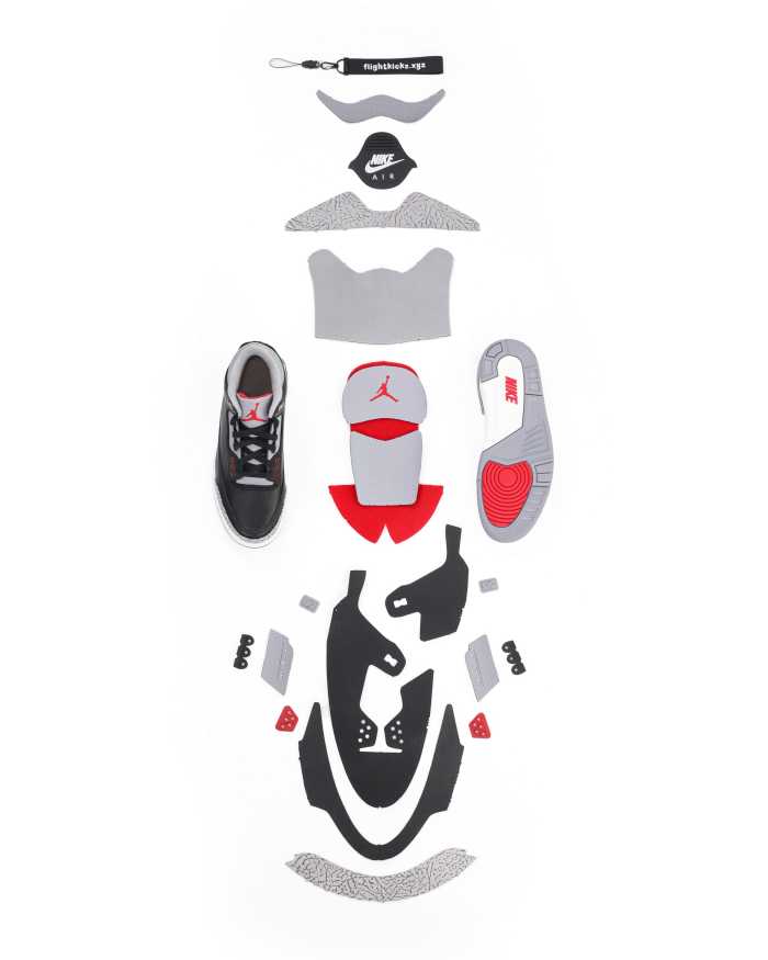 Air Jordan 3 Retro Black Cement Reimagined 2024（A1）