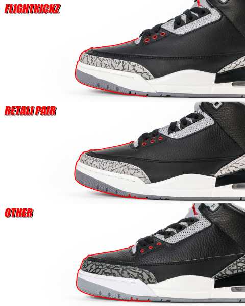 Air Jordan 3 Retro Black Cement Reimagined 2024（A1）