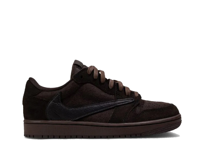 Travis Scott x Air Jordan 1 Low OG “Velvet Brown” Kid（A1）