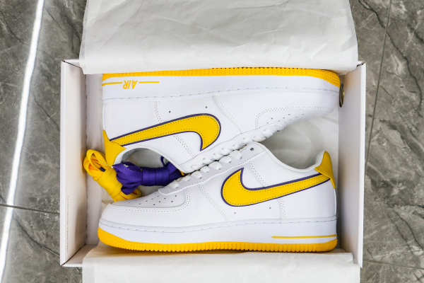 Nike Air Force 1 Low Retro QS Kobe Bryant Lakers Home（A1）