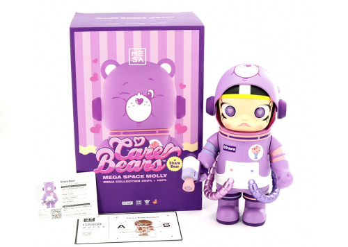 P0P MART MEGA Series Sharing Bear Trendy Figure 400%