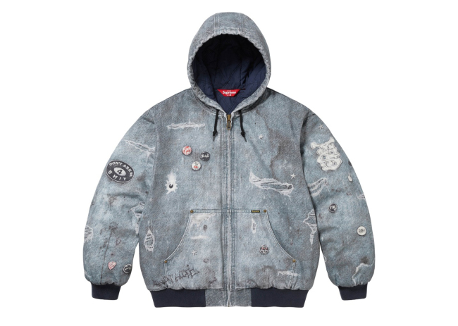 Suprem3 HJR TROMPE L'OEIL HOODED WORK JACKET