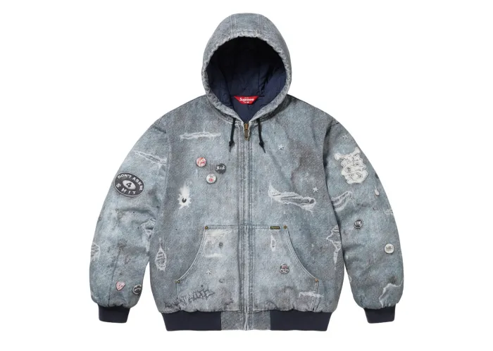 Suprem3 HJR TROMPE L'OEIL HOODED WORK JACKET