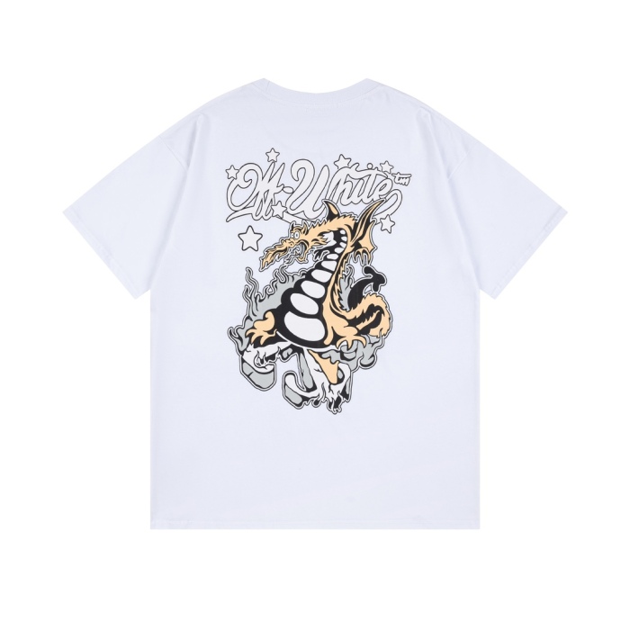 Off-White Virgil Abloh Dragon Skate. Skate T-Shirt