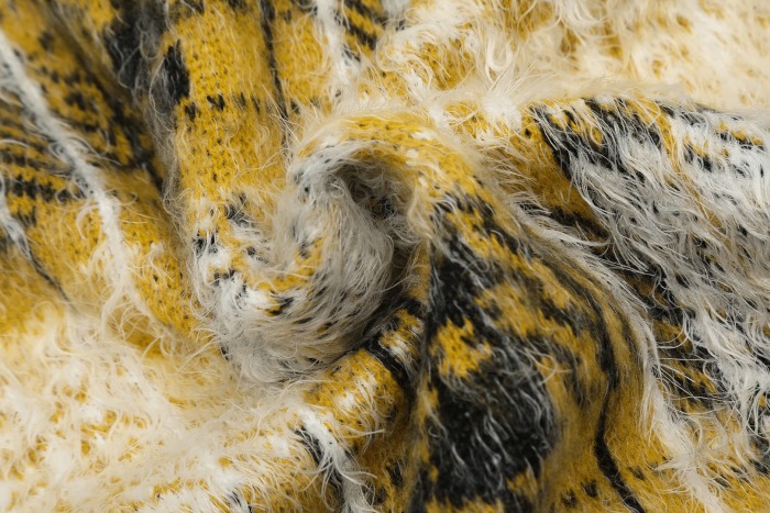 Stussy Hairy Plaid Cardigan Sweater