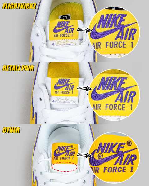 Nike Air Force 1 Low Retro QS Kobe Bryant Lakers Home（A1）