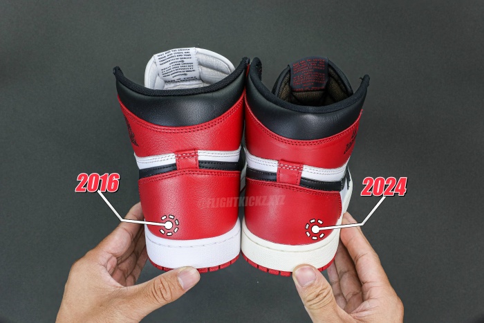Air Jordan 1  Retro High OG Black Toe Reimagined（A1）
