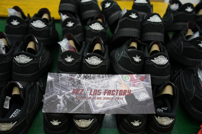 US Warehouse:Travis Scott x Nike Air Jordan 1 Low OG “Black/Phantom”（A1）