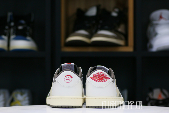 US Warehouse:Travis Scott x Air Jordan 1 Low OG  Reverse Mocha （A1）