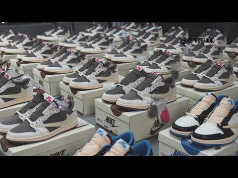 US Warehouse:Travis Scott x Air Jordan 1 Low OG  Reverse Mocha （A1）