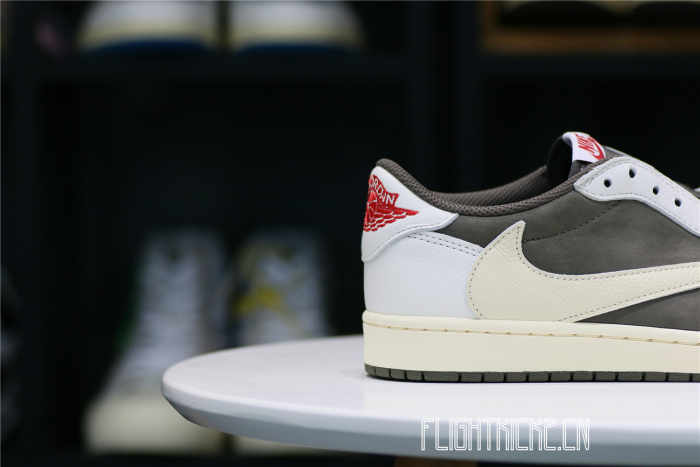 US Warehouse:Travis Scott x Air Jordan 1 Low OG  Reverse Mocha （A1）