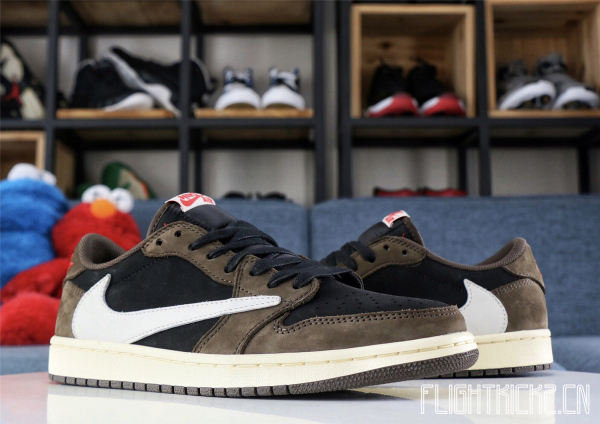 US Warehouse:Travis Scott X Air Jordan 1 Low 'Cactus Jack'（A1）