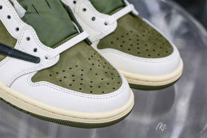 US Warehouse:Travis Scott x Air Jordan 1 ' Medium Olive' （A1）