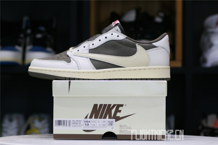 US Warehouse:Travis Scott x Air Jordan 1 Low OG  Reverse Mocha （A1）