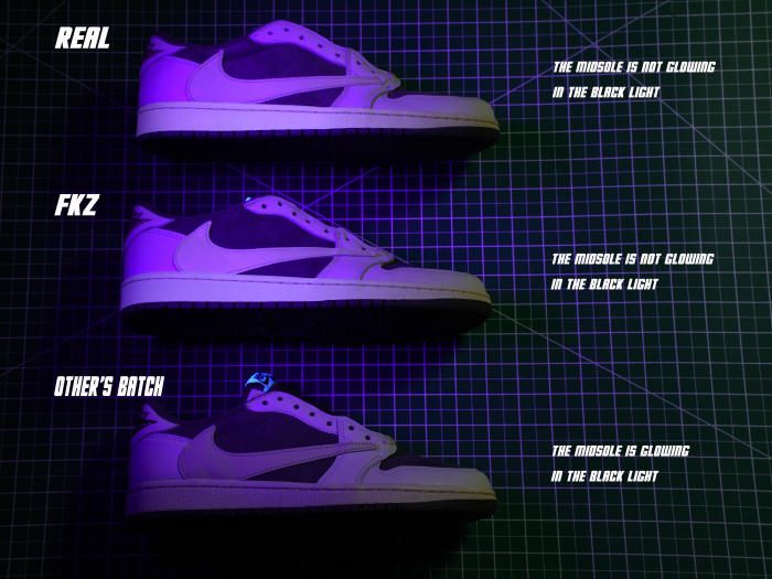 US Warehouse:Travis Scott x Air Jordan 1 Low OG  Reverse Mocha （A1）