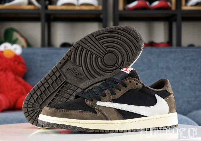 US Warehouse:Travis Scott X Air Jordan 1 Low 'Cactus Jack'（A1）