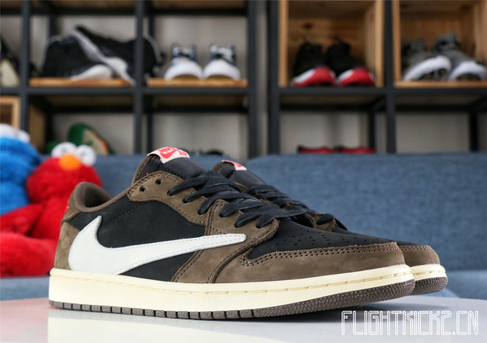 US Warehouse:Travis Scott X Air Jordan 1 Low 'Cactus Jack'（A1）