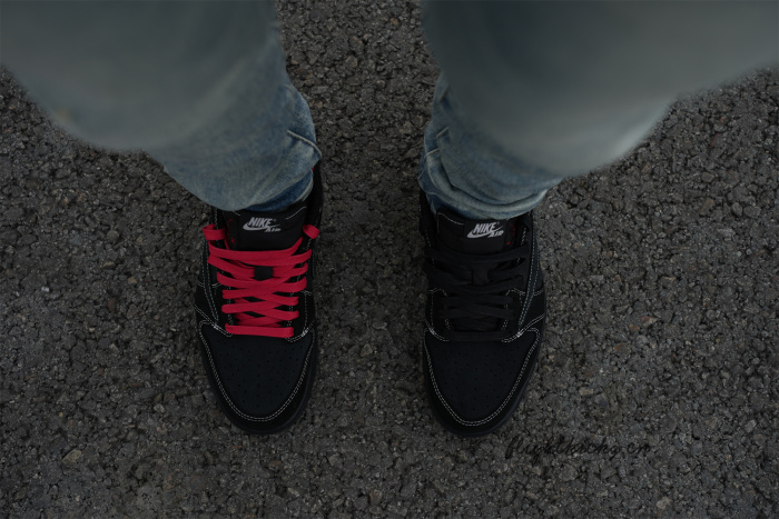 US Warehouse:Travis Scott x Nike Air Jordan 1 Low OG “Black/Phantom”（A1）