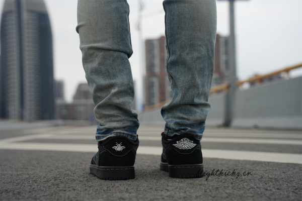 US Warehouse:Travis Scott x Nike Air Jordan 1 Low OG “Black/Phantom”（A1）