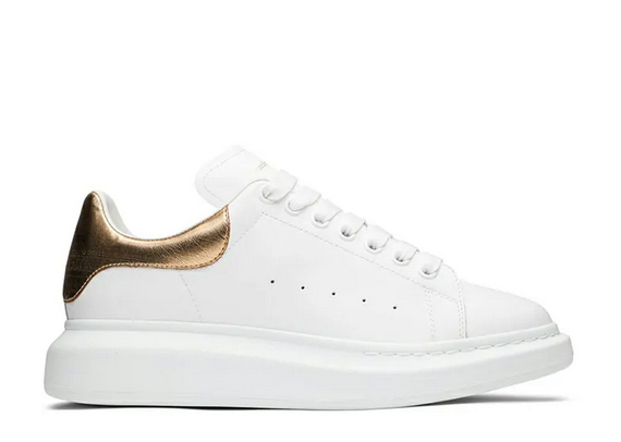 Alexande* McQuee* Oversized White  Gold