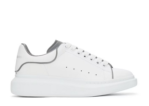 Alexande* McQuee* Oversized Sneaker White Gray 3M