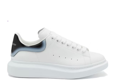Alexande* McQuee* Oversized Sneaker 'Faded Heel - White Black Silver'