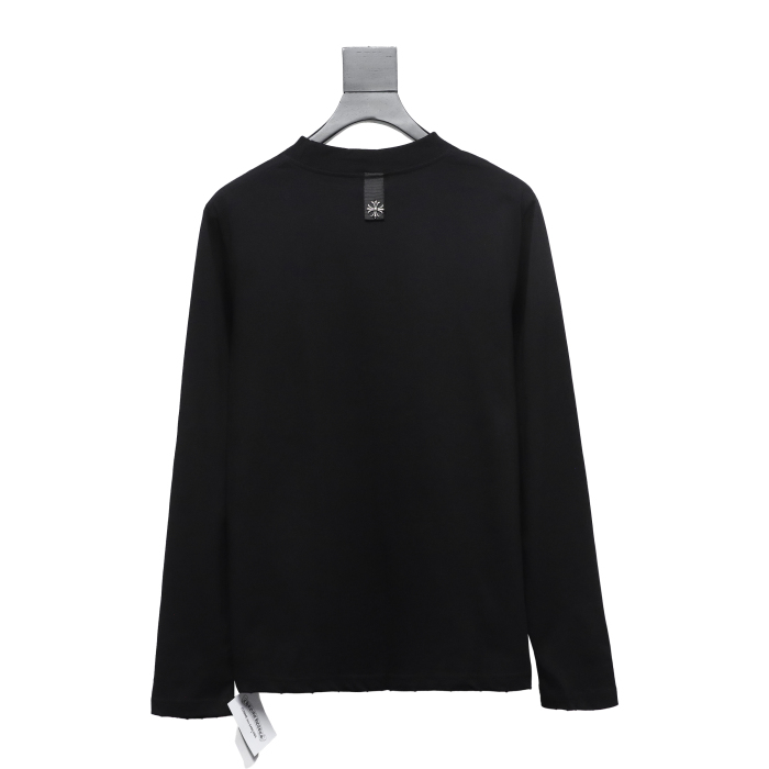 Chrome Heart Cross pendant Long Sleeve T-Shirt