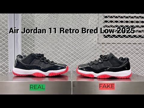 Air Jordan 11 Retro Bred Low 2025（A1）
