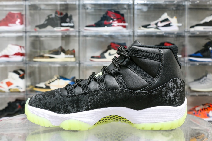 Air Jordan 11 Retro Black Barely Volt 2025 ( A1)