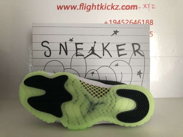 Air Jordan 11 Retro Black Barely Volt 2025 ( A1)