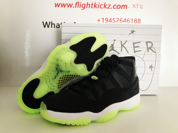Air Jordan 11 Retro Black Barely Volt 2025 ( A1)
