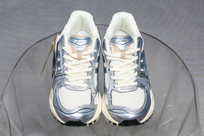 Gel-Kayano 14 Birch Pure Silver Teal Gold 2025