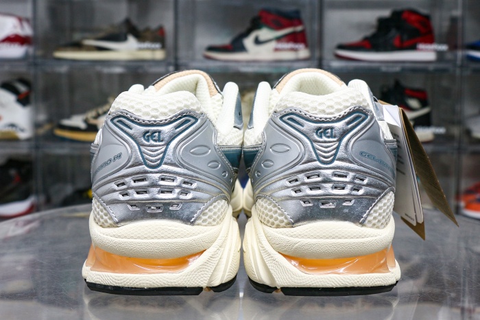 Gel-Kayano 14 Birch Pure Silver Teal Gold 2025