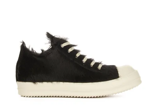 R!ck Owens Strobe Low 'Black Cow Fur'