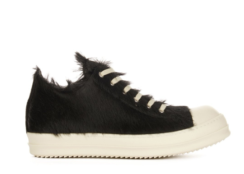 R!ck Owens Strobe Low 'Black Cow Fur'