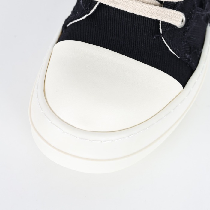 R!ck Owens RKSHDW Strobe Low Black Milk Cotton