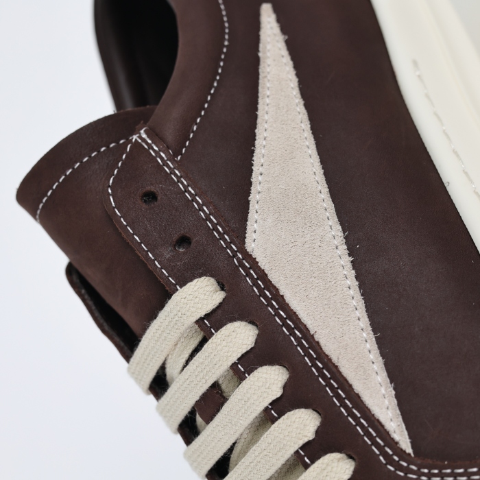 R!ck Owens Luxor Vintage Suede Brown Pearl