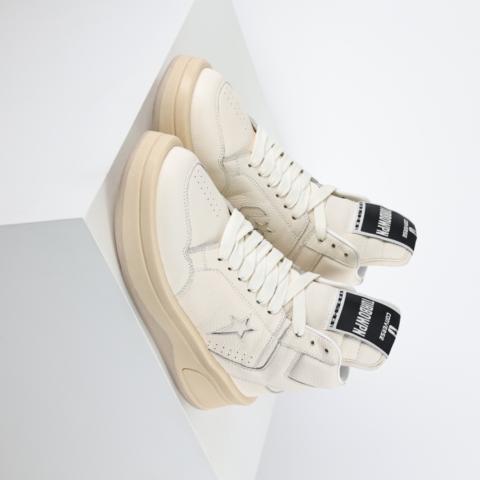 R!ck Ow3ns x Converse TURBOWPN White