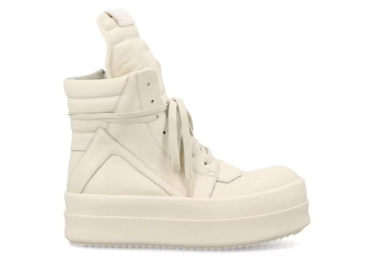 R!ck Owens Mega Bumper Geobasket Milk