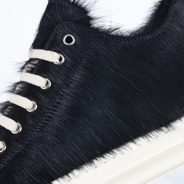 R!ck Owens Strobe Low 'Black Cow Fur'