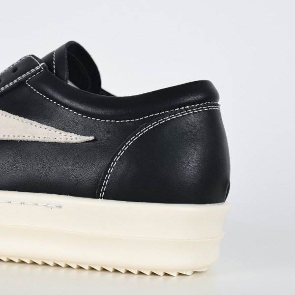R!ck Owens Vintage Sneaks Leather Black