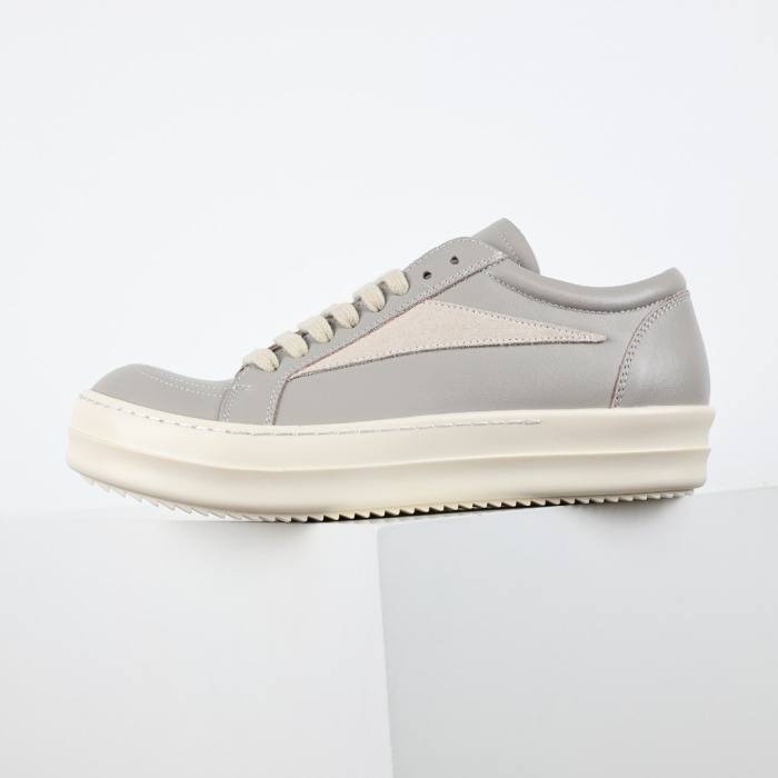 R!ck Owens Luxor Vintage Leather Pearl Milk