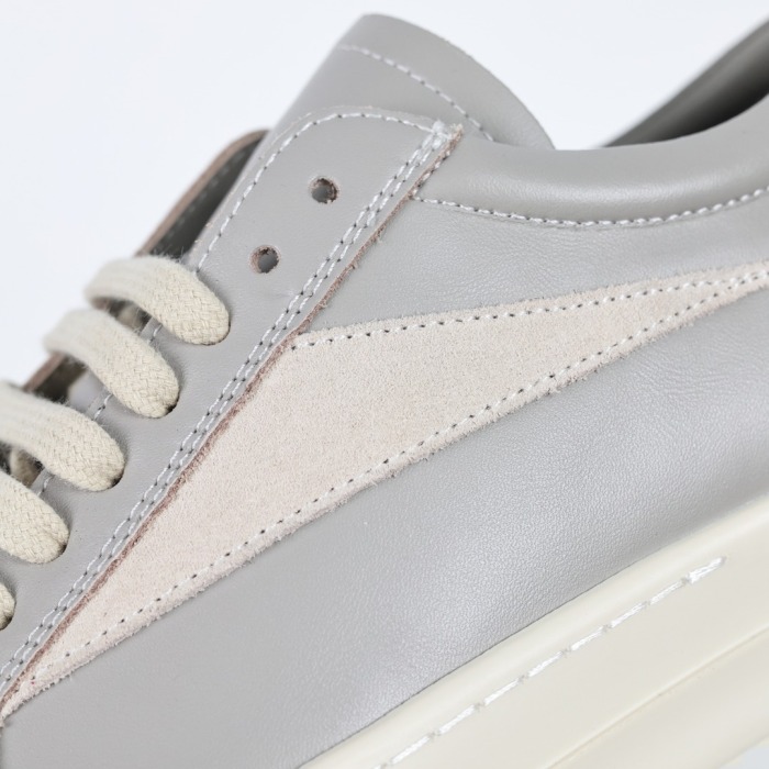 R!ck Owens Luxor Vintage Leather Pearl Milk