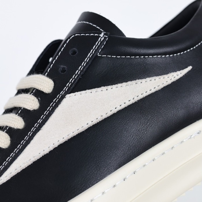R!ck Owens Vintage Sneaks Leather Black