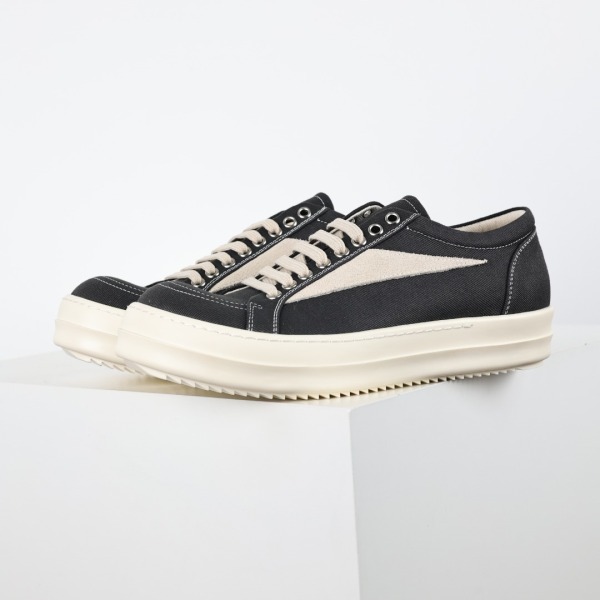 R!ck Owens DRKSHDW Luxor Vintage Low 'Black Milk'