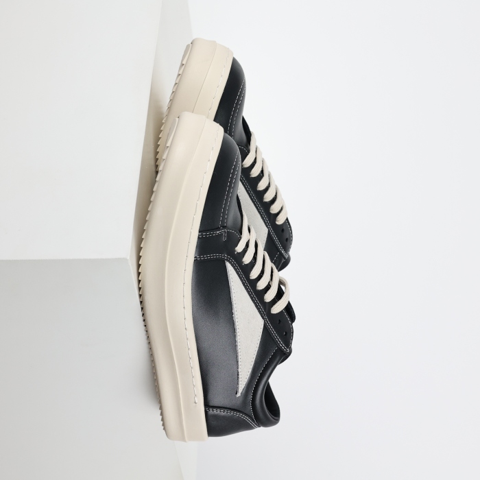 R!ck Owens Luxor Vintage Lows ‘Black Milk’