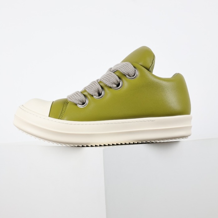 R!ck 0wens Jumbo lace-up padded Green Sneaker