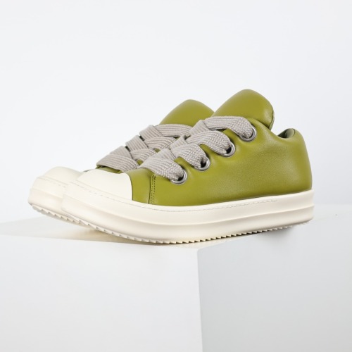 R!ck 0wens Jumbo lace-up padded Green Sneaker